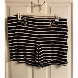 Forever 21+ Striped Matelot Shorts
